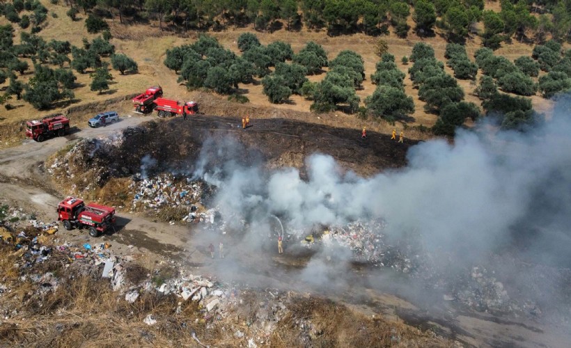 Aydın'da yangın alarmı