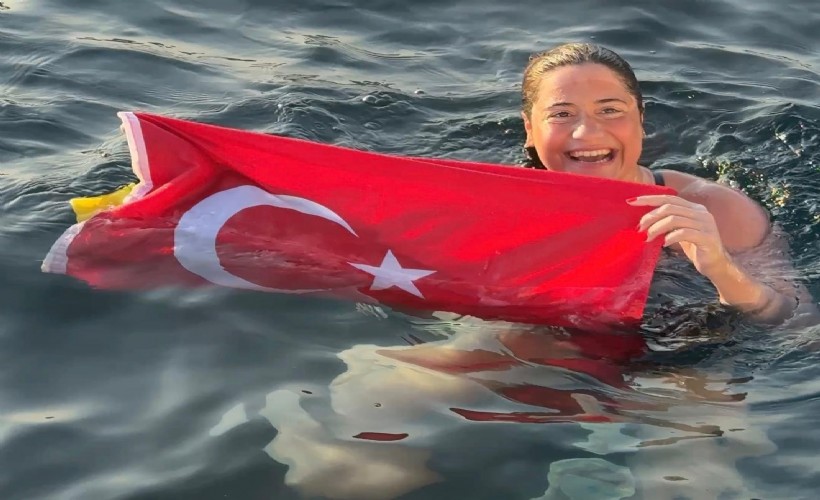 Aysu Türkoğlu, Tsugaru Kanalı'nı geçti