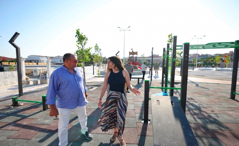 Başkan Lal Denizli, park ve bahçeler çalışmalarını yerinde inceledi