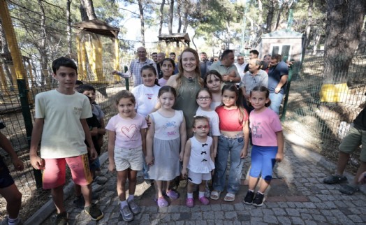Başkan Mutlu Macera Parkı'nda çocuklarla bir araya geldi