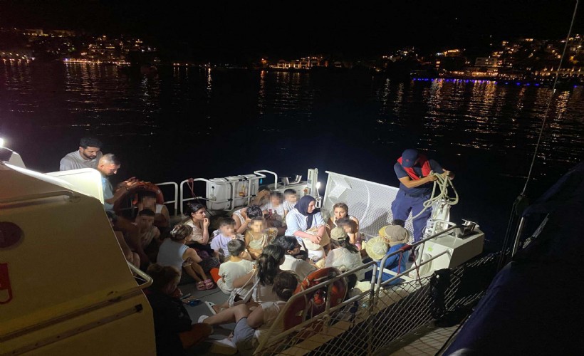 Bodrum'da 40 kaçak göçmen yakalandı