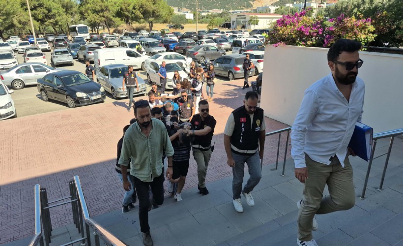 Bodrum'da restorandaki cinayetin şüphelileri adliyede