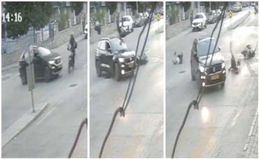 Buca’da dehşet anları: Motosikletliye çarpıp kaçtı!