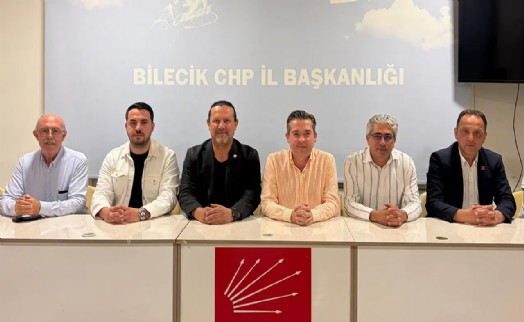 CHP Bilecik İlçe Başkanlarından Özgür Özel ve Ali Özdemir'e destek mesaj