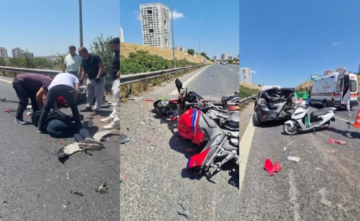 Çevre yolunda feci kaza: Motosikletlinin acı sonu...