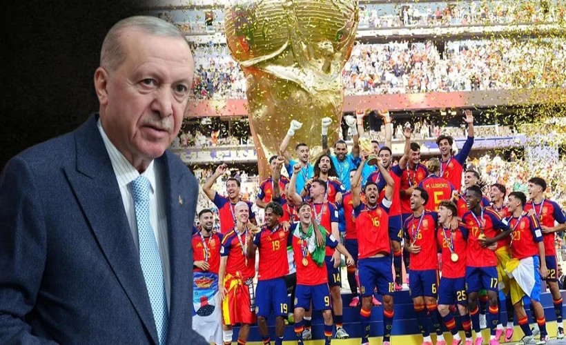 Erdoğan'dan Dünya Kupası'nı Kazanan İspanya Milli Takımı'na Tebrik