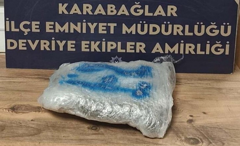 Esrarla yakalanan motosikletli tutuklandı