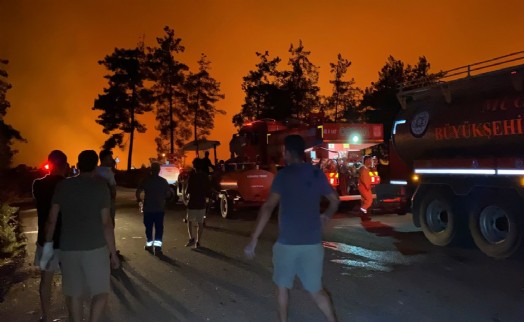Fethiye'de orman yangını