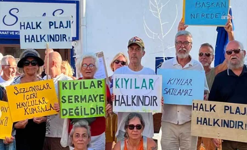 Gümüşlük Forumu eylemde: 'Kıyılar halkındır'