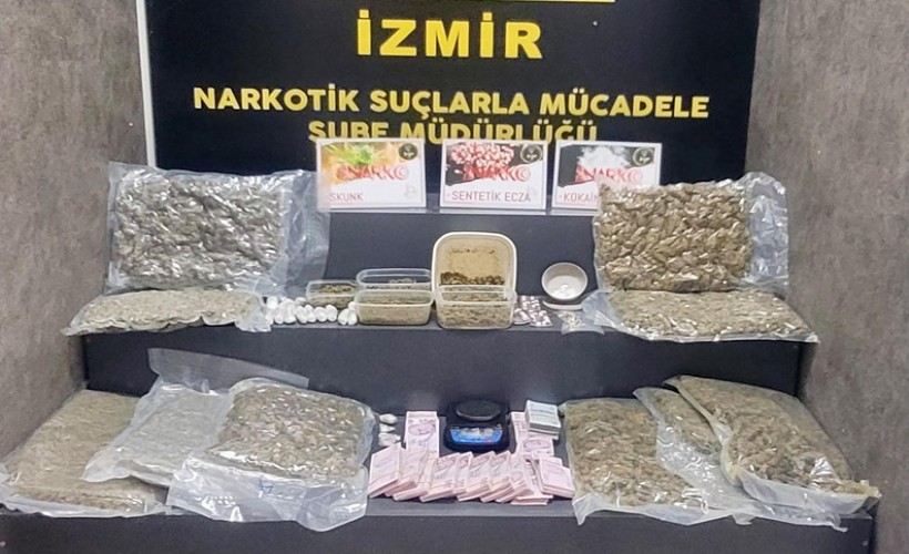 İzmir'de uyuşturucu operasyonunda 1 tutuklama