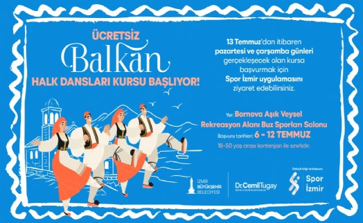 İzmir'de Balkan Halk Dansları kursu başlıyor