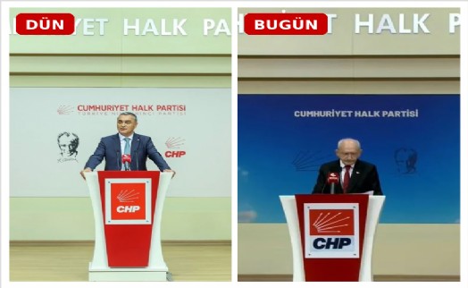 Kılıçdaroğlu Genel Merkez'de konuştu 'Türkiye'nin birinci partisi' yazısı kaldırıldı!
