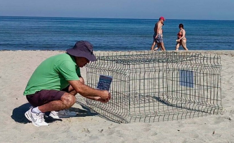 Kuşadası'nda ikinci caretta caretta yuvası da tespit edildi