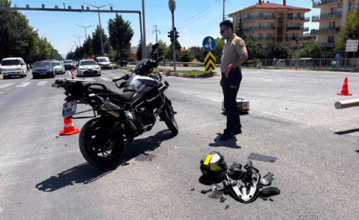 Kütahya'da arazöz ile çarpışan motosikletin sürücüsü yaralandı
