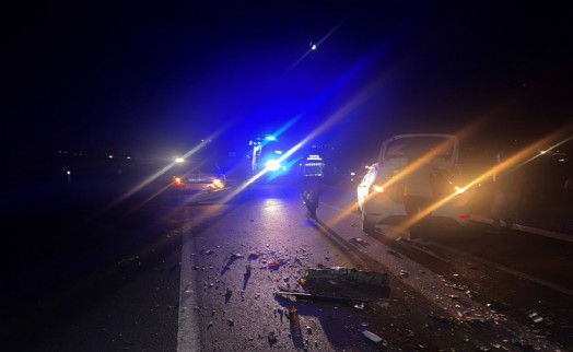 Kütahya’da koyun sürüsüne 3 araç çarptı: 3 yaralı, 6 koyun öldü