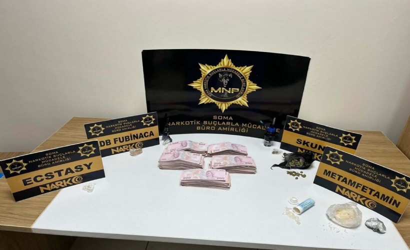Manisa'da eş zamanlı uyuşturucu operasyonları