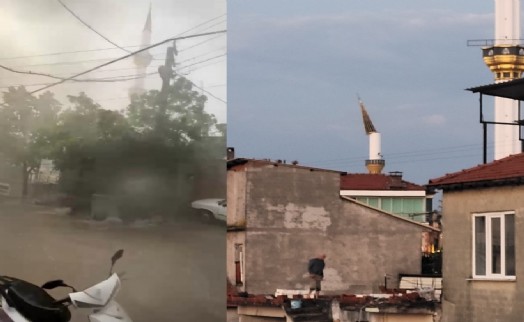 Manisa'da sağanak ve fırtına etkili oldu