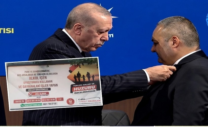 Mesut Özarslan 'ahlak bekçiliğine' başladı: 'Gayriahlaki işler yapanları ihbar edin'