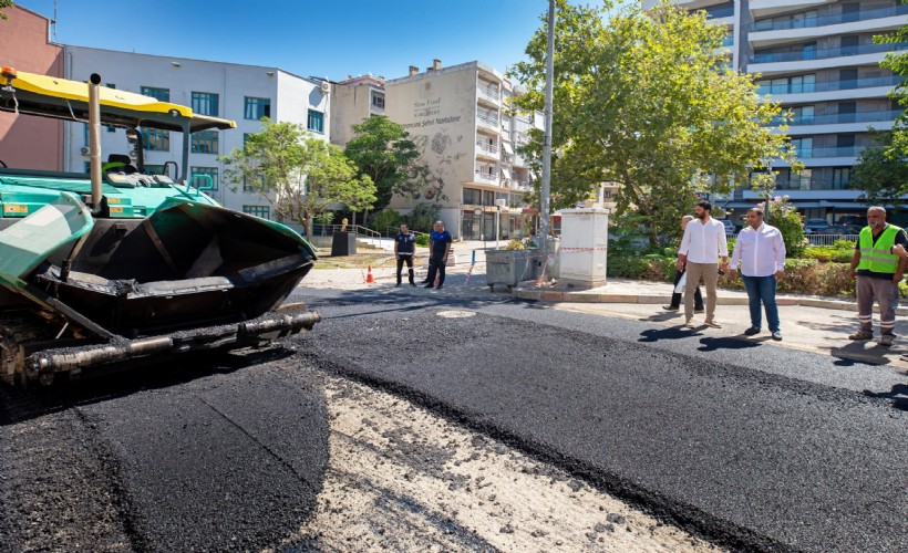 Narlıdere'de asfalt seferberliği