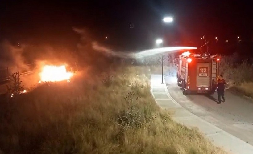 Ot yangını büyümeden söndürüldü