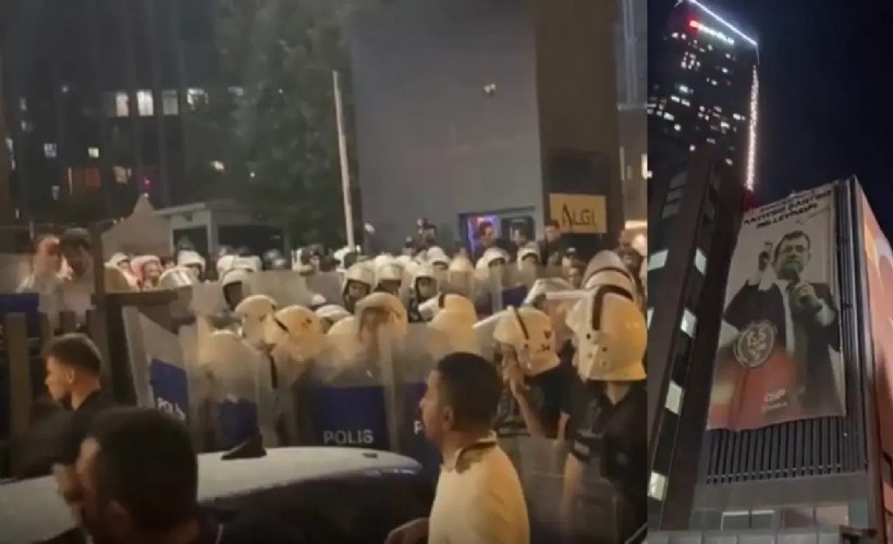 Pankart krizinin ardından polis ablukası: CHP İstanbul İl Başkanlığı'na çevik kuvvet girdi