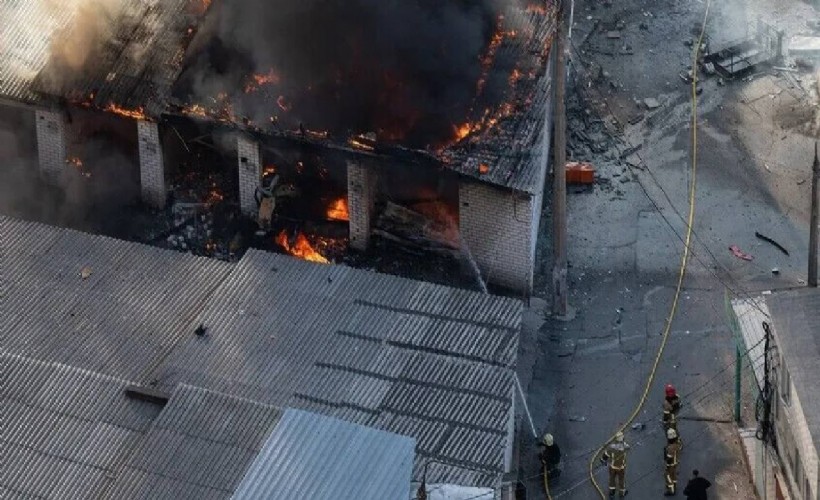 Rusya'dan Kiev'e hava saldırısı... Ölü ve yaralılar var