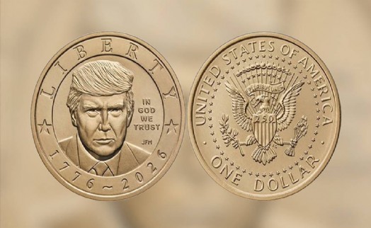 Trump'ın portresi 1 doların üzerine basılıyor: ABD'nin 250. yılına özel altın para