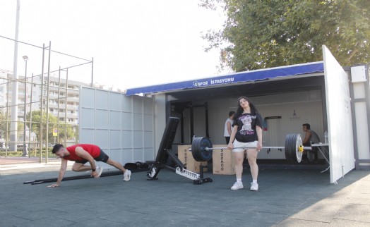 Yeni spor istasyonu Göztepe'de açıldı