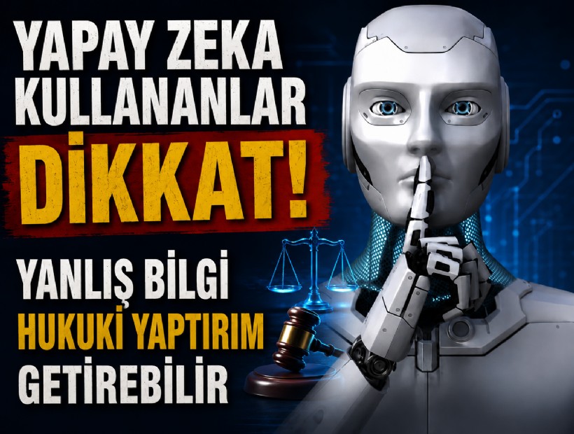'Yapay zeka' kullananlar dikkat! 'Yanlış bilgi hukuki yaptırım getirebilir'