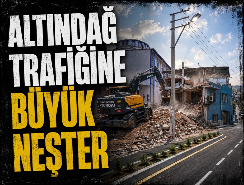 Altındağ trafiğine büyük neşter