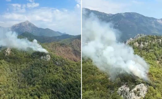 Antalya'da orman yangını: Ekipler müdahale ediyor