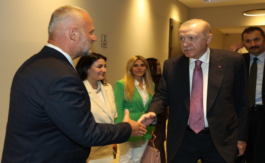 Aydın Pehlivan'dan Cumhurbaşkanı Erdoğan'a ziyaret