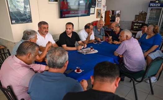 Başkan Eşki Ümit Mahallesi'nde vatandaşlarla buluştu: 'Makamımız Bornova'nın sokaklarıdır'