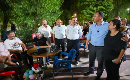 Başkan Eşki'den Çamdibi'nde vatandaşları dinledi