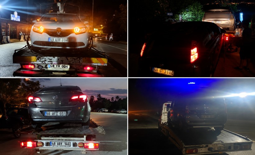 Bodrum'da korsan taksilere ceza yağdı; 62 araç trafikten men edildi
