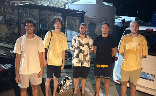 Bodrum'da ormanda kaybolan 5 genç kurtarıldı