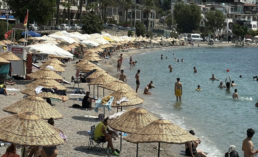 Bodrum hava 40 dereceyi aştı!