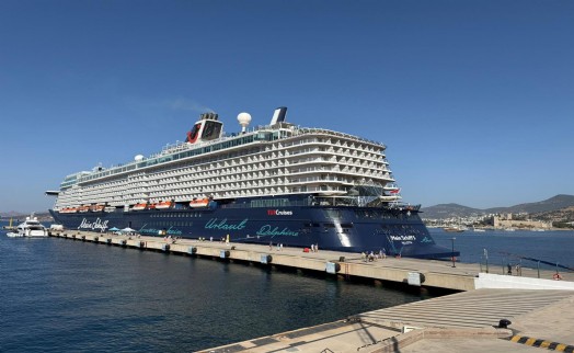 Bodrum'a kruvaziyerle 2 bin 756 turist geldi