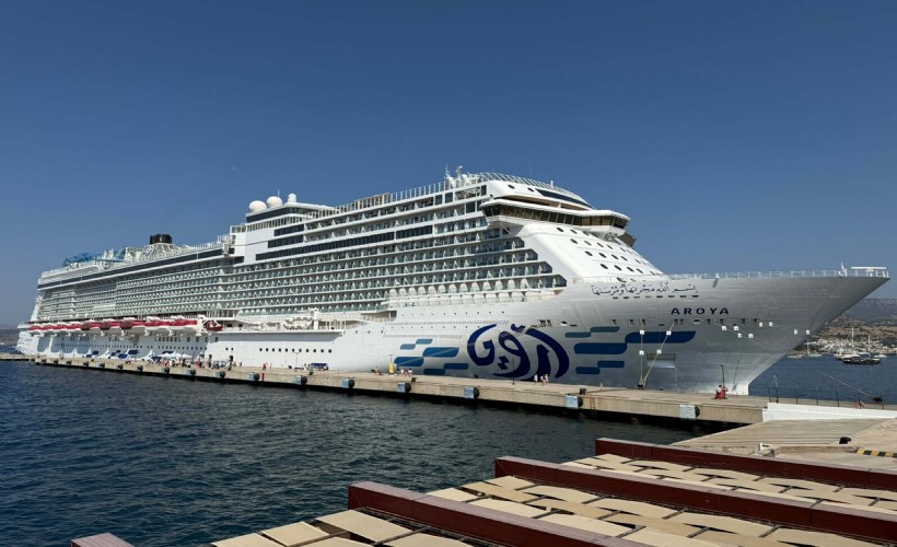 Bodrum’a kruvaziyerle 3 bin 628 turist geldi
