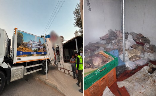 Bodrum'da 400 kilo bozuk ete el konuldu