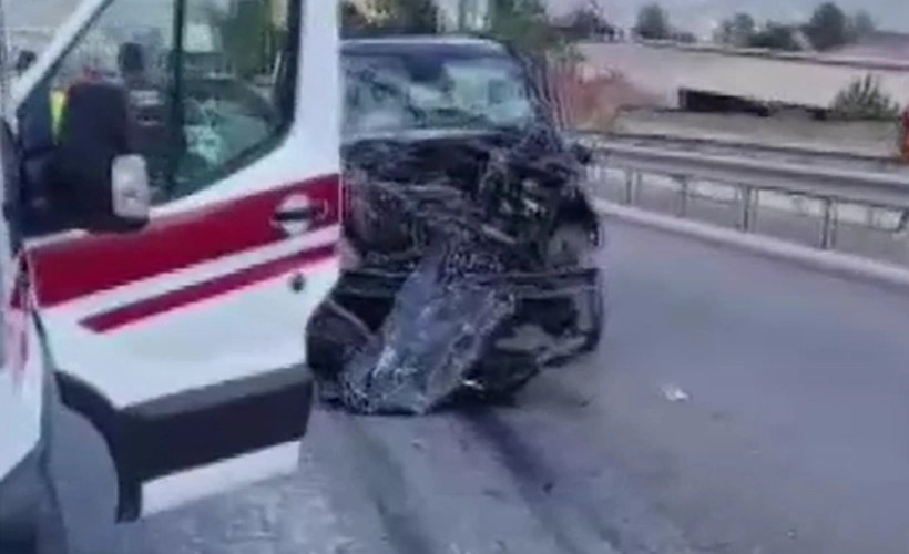 Çorum FK'nın yıldızı tırla çarpıştı! Araçta eşi ve 6 aylık bebeği de vardı