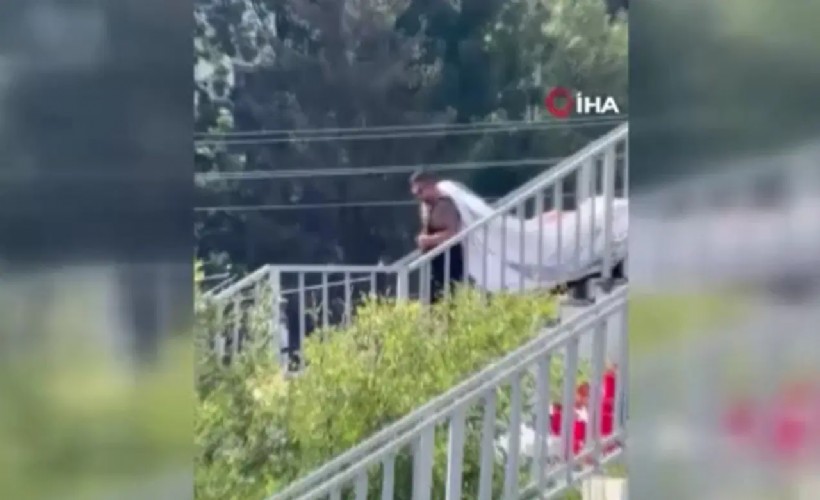 Cumhurbaşkanı Erdoğan'ın pankartını söken yurttaş tutuklandı