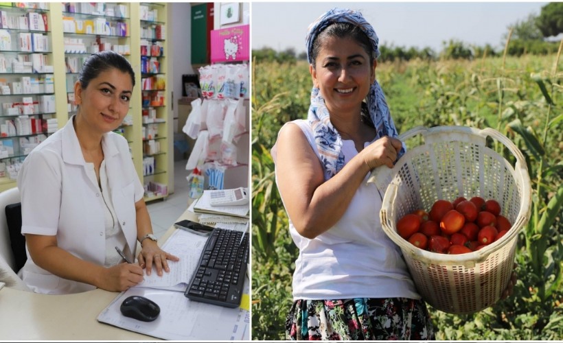 Eczanede başlayan mesaisi tarlada bitiyor