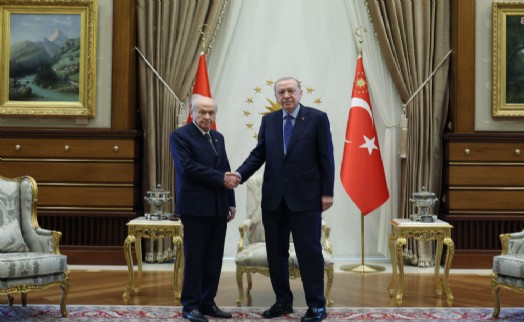 Erdoğan, Bahçeli'yi kabul etti