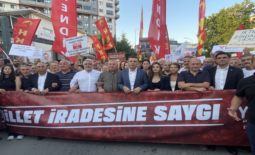 Eren Ali Bingöl Tuzla'da protesto edildi...