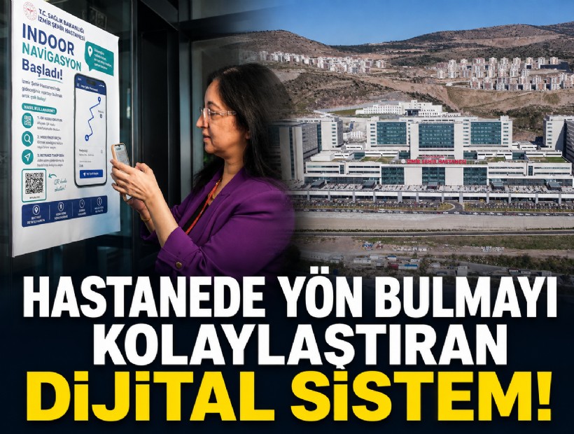 Hastanede yön bulmayı kolaylaştıran dijital sistem!