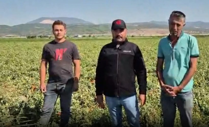 İzmir-Kınık’ta çiftçinin feryadı: 'Çalışarak, üreterek batıyoruz'