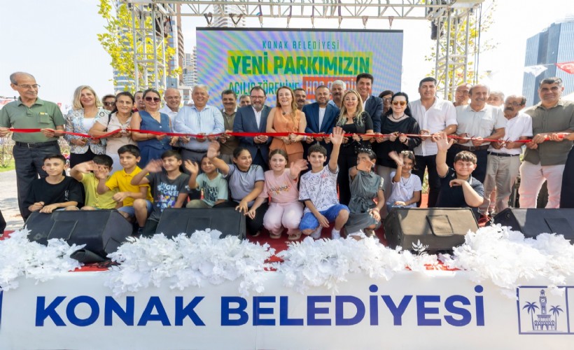 Konak 6 bin metrekarelik yeni parkına kavuştu