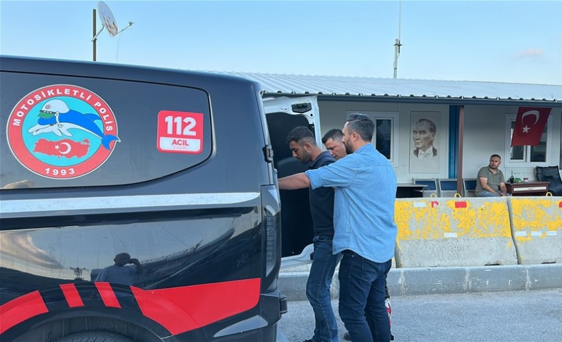 Kundaklama şüphelisi korsan taksiyle kaçarken yakalandı