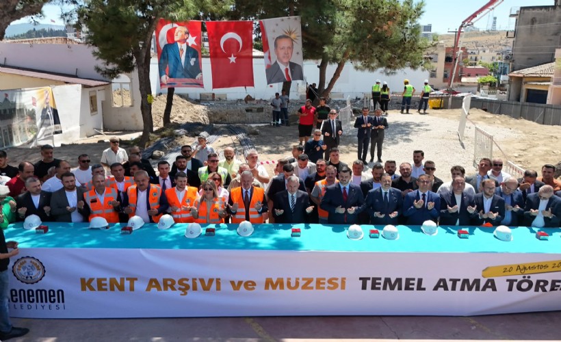 Menemen'de 100 yıllık müze hayalinin temeli atıldı